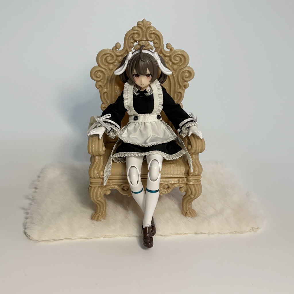 1/12　ミニチュア　家具　ソファ　王座　チェア　メガミデバイス　figma