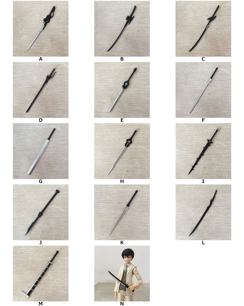 1/12 太刀 武器パーツ S.H.Figuarts メガミデバイス 30MS figma