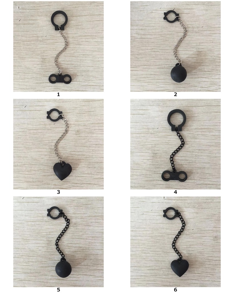 1/12 鎖鉄球 拘束具 拘束パーツ 手枷 足枷 首輪