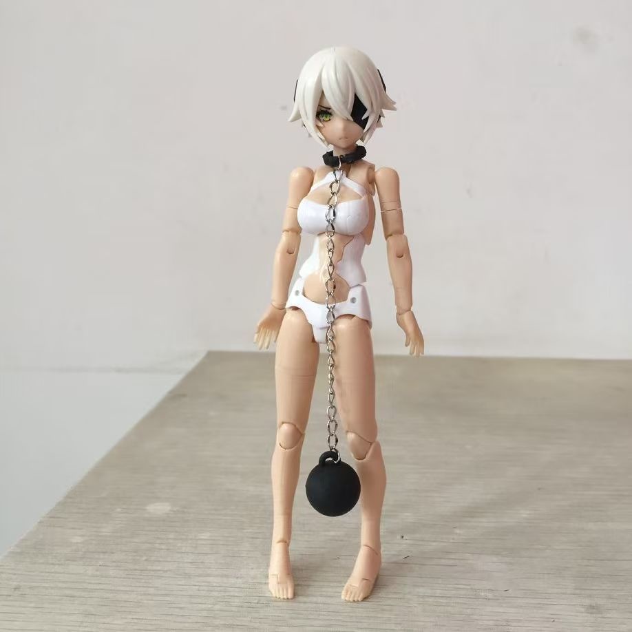 1/12 鎖鉄球 拘束具 拘束パーツ 手枷 足枷 首輪