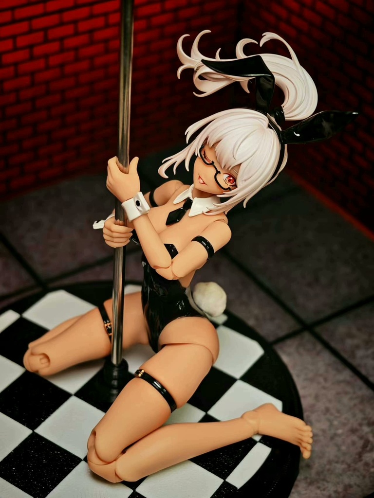 1/12　ダンスステージ台座　ポールダンス台　プラスチック