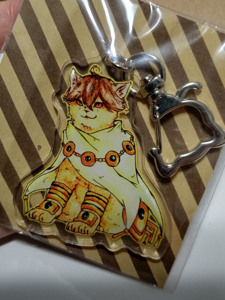 擬猫化鯖アクキー