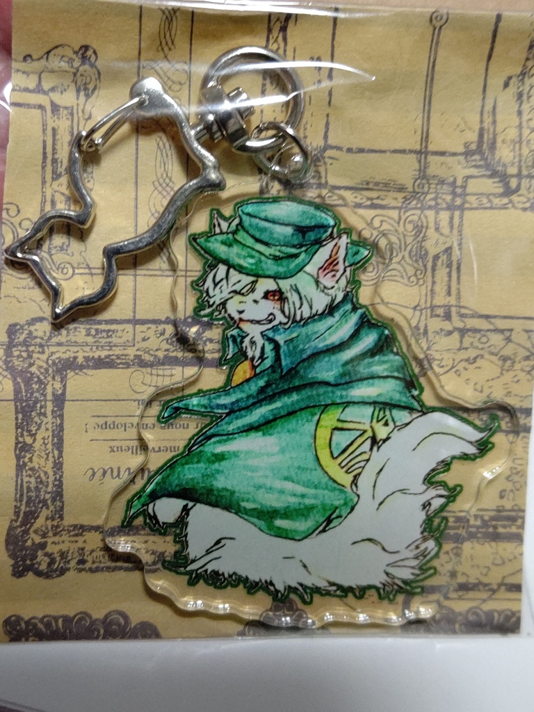 擬猫化鯖アクキー