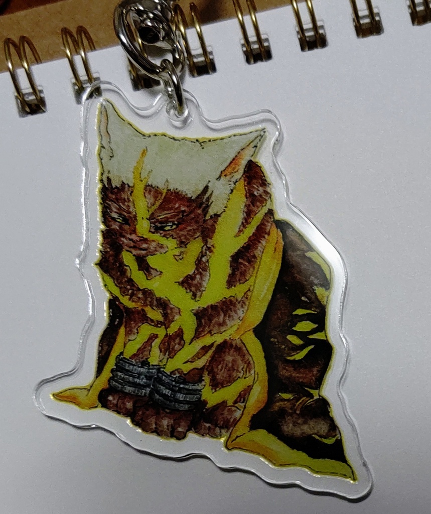 擬猫鯖アクキー