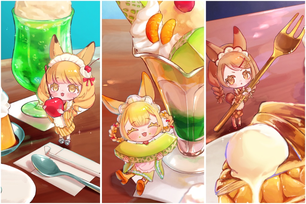 [ランダム][ポストカード]レトロ喫茶の妖精