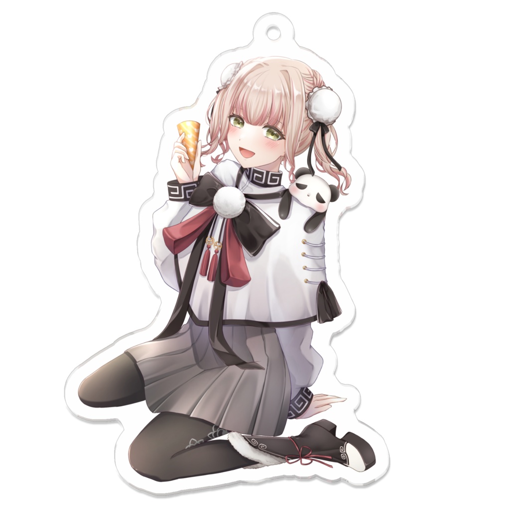 【限定販売】ぱんぱかぱんだ🎉🐼1周年記念アクリルキーホルダー