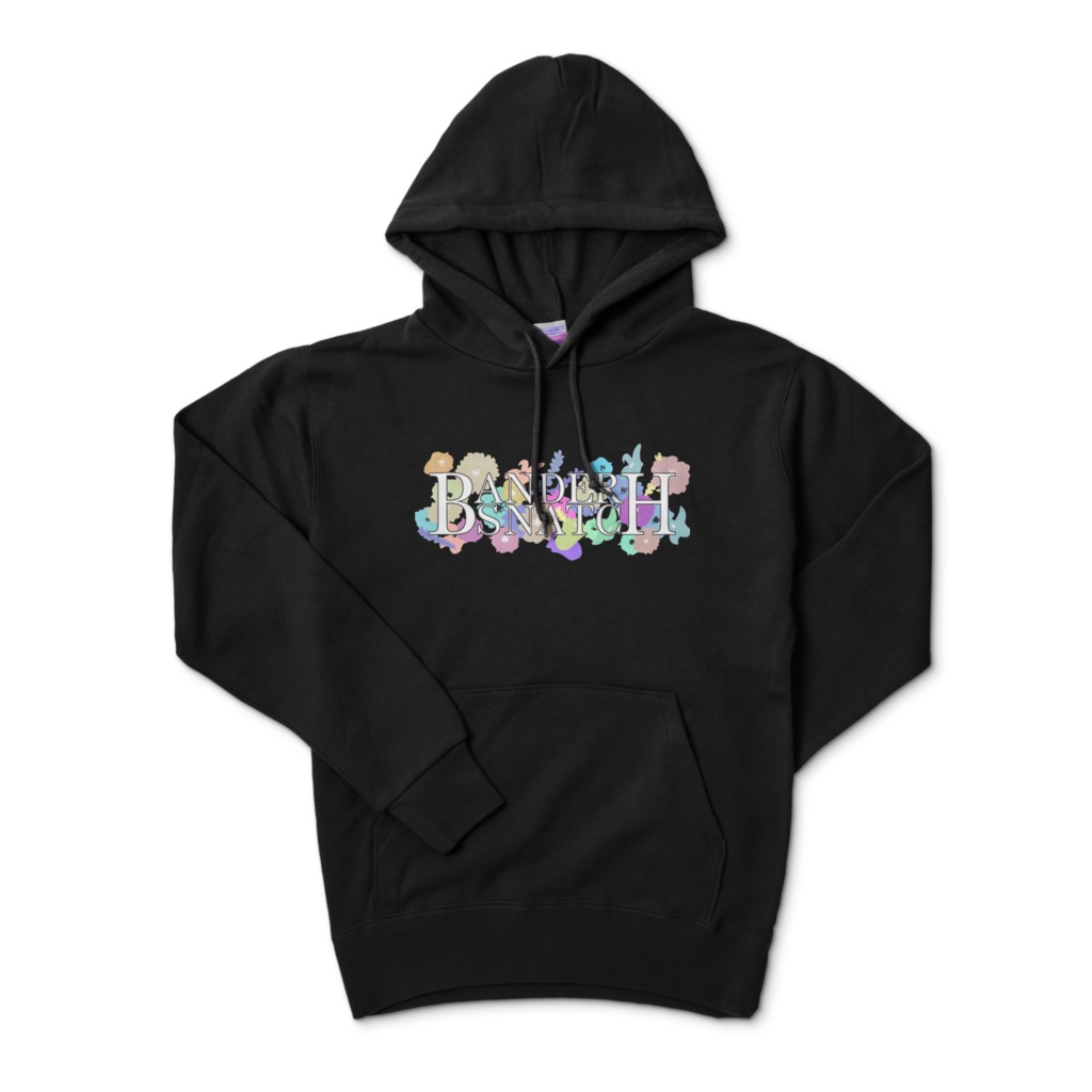 Logo floral hoodie