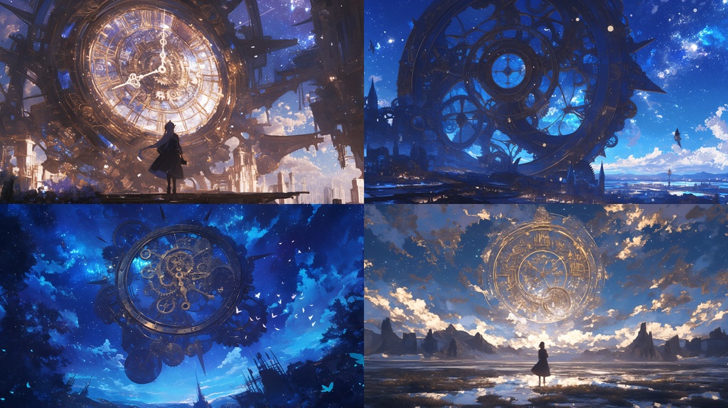 【30枚入り】幻想的・アニメ調背景素材集 Vol.1「星塵與深海的記憶」/ 30 Ethereal Anime Backgrounds Vol.1