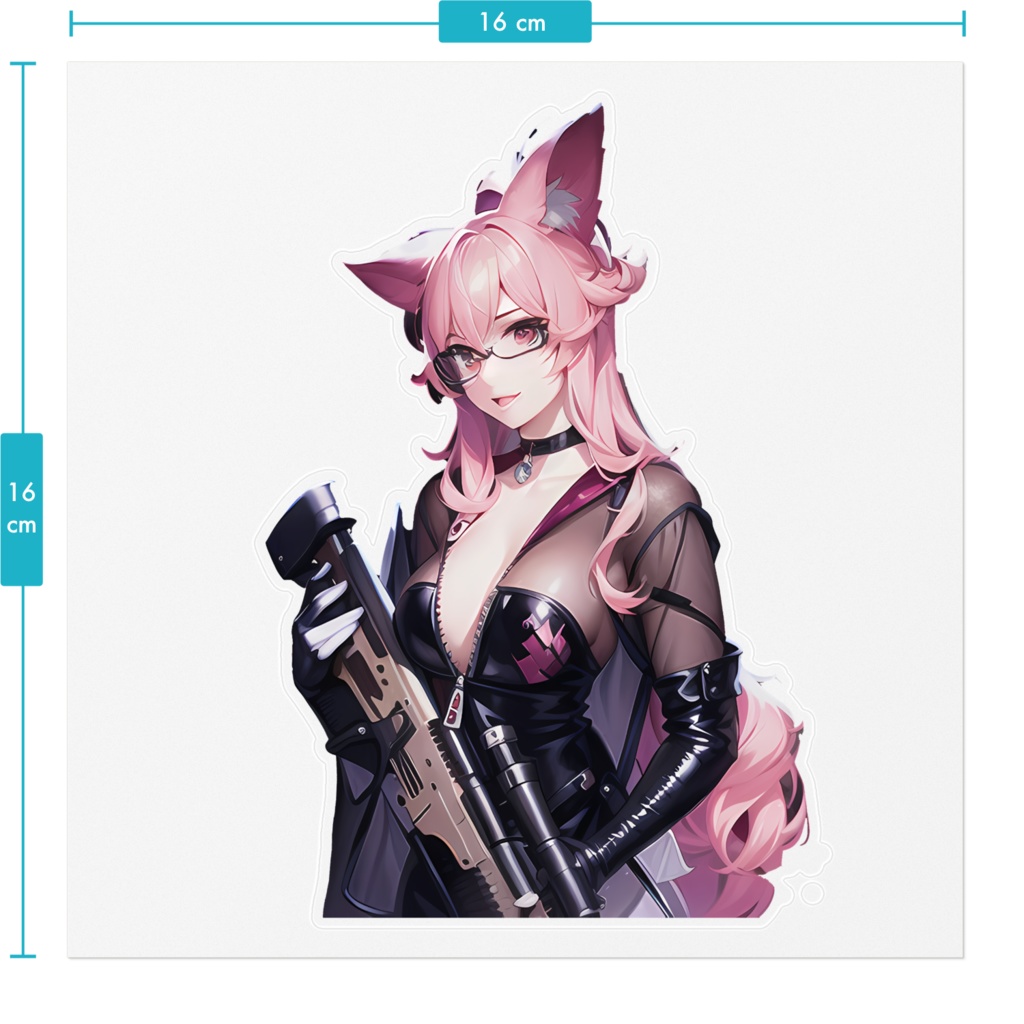 【AIイラスト化品】光のコヤンスカヤステッカー