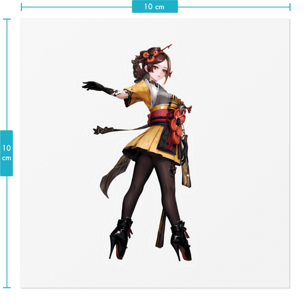 【AI】バレエヒール千織ステッカー