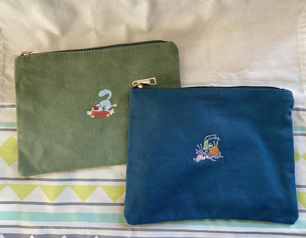 【TOON_MIX22】 刺繍ポーチ【オギコク/非公式】