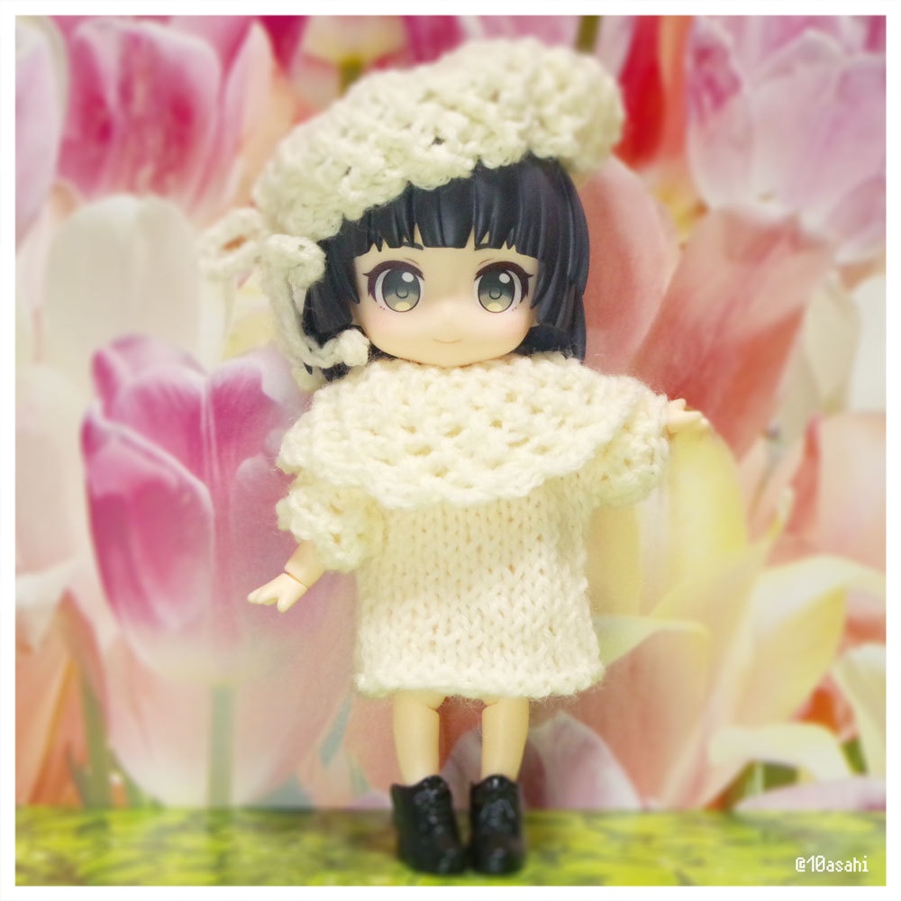 毛糸のワンピセット