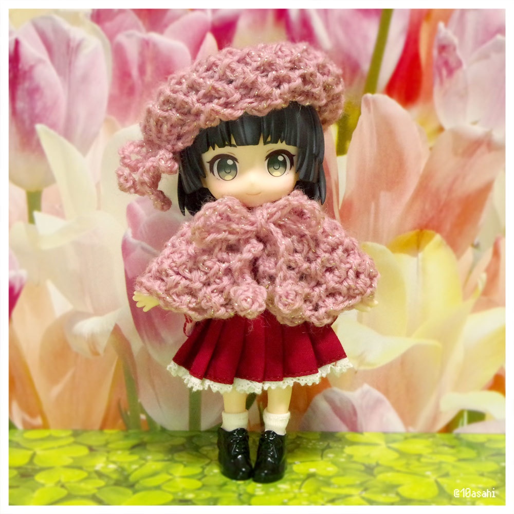 ぼうしとケープのセット