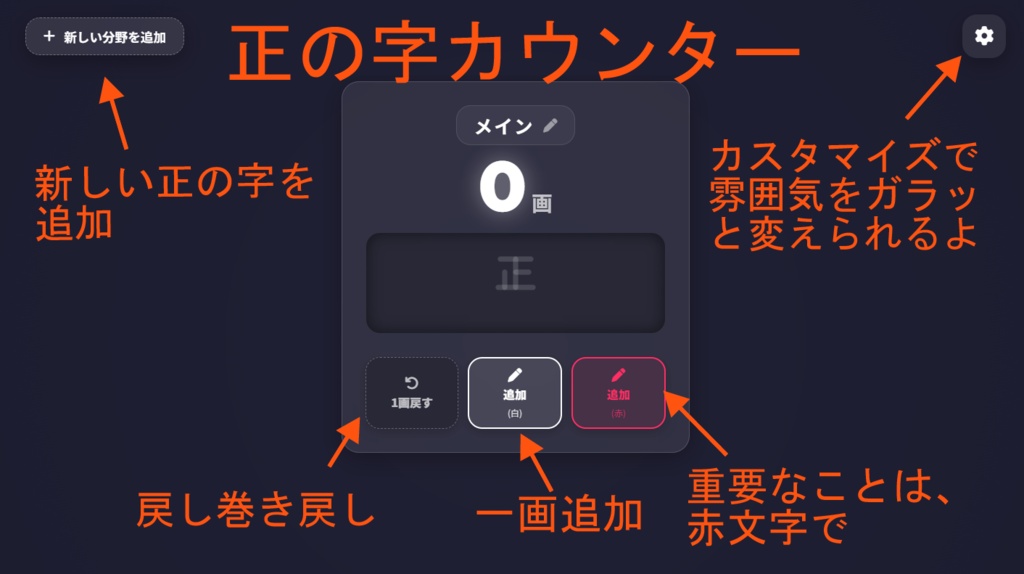 正の字カウンター
