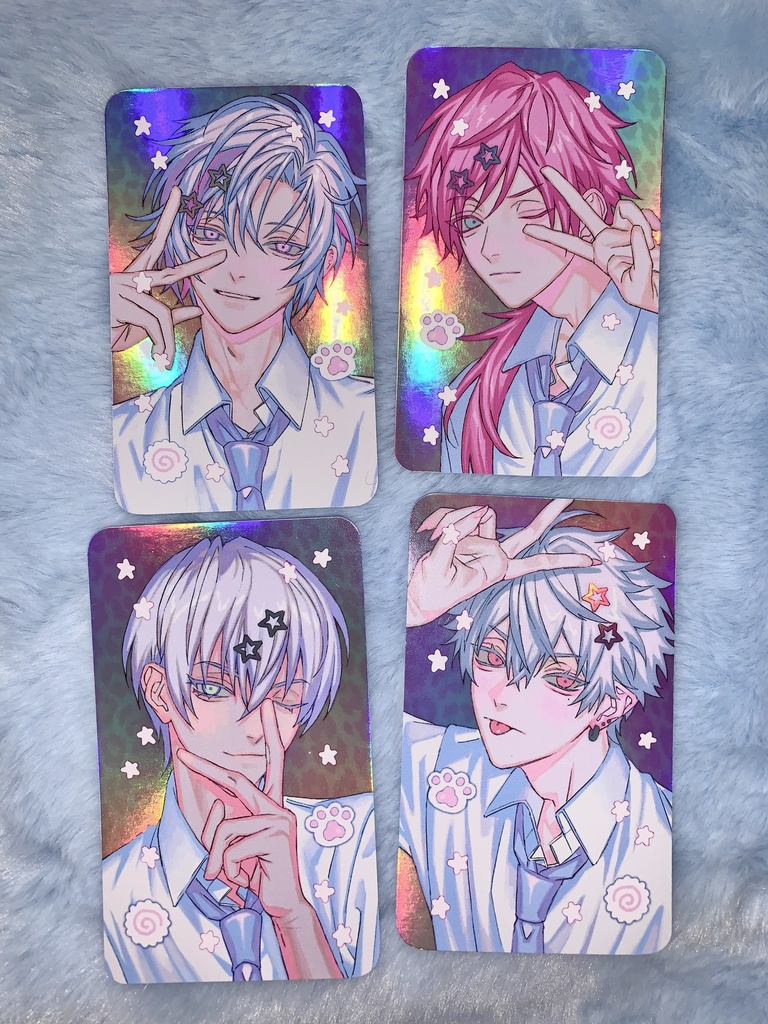 せめ4カード(銀箔紙ホログラムver.)