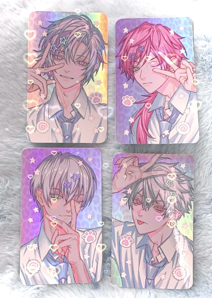 せめ4カード(銀箔紙ホログラムver.)