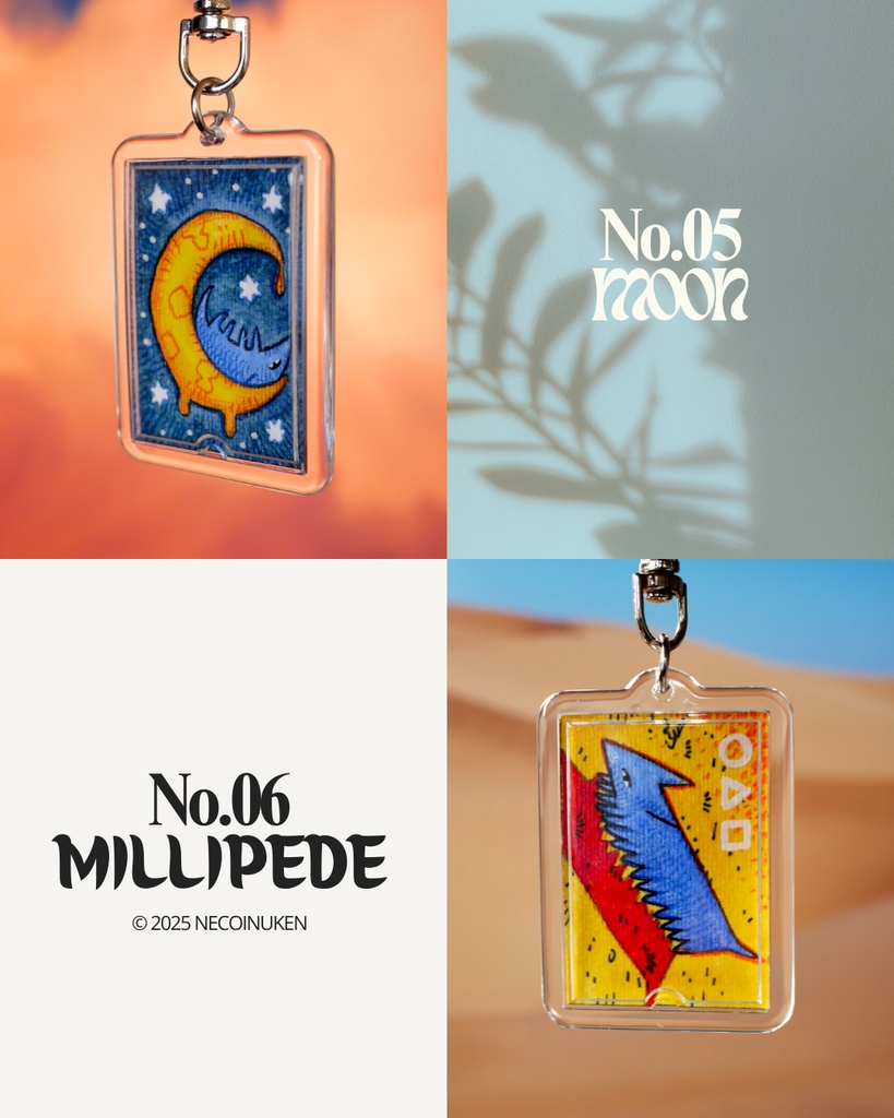 【完売】原画ミニキーホルダー