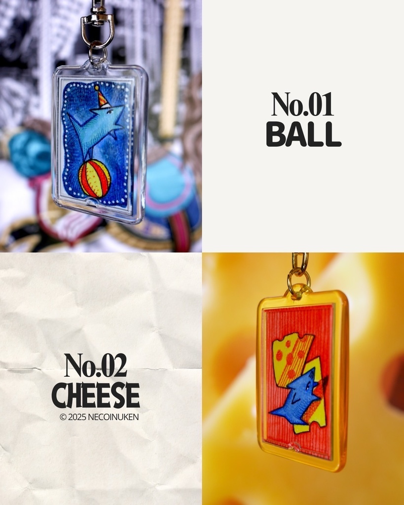 【完売】原画ミニキーホルダー