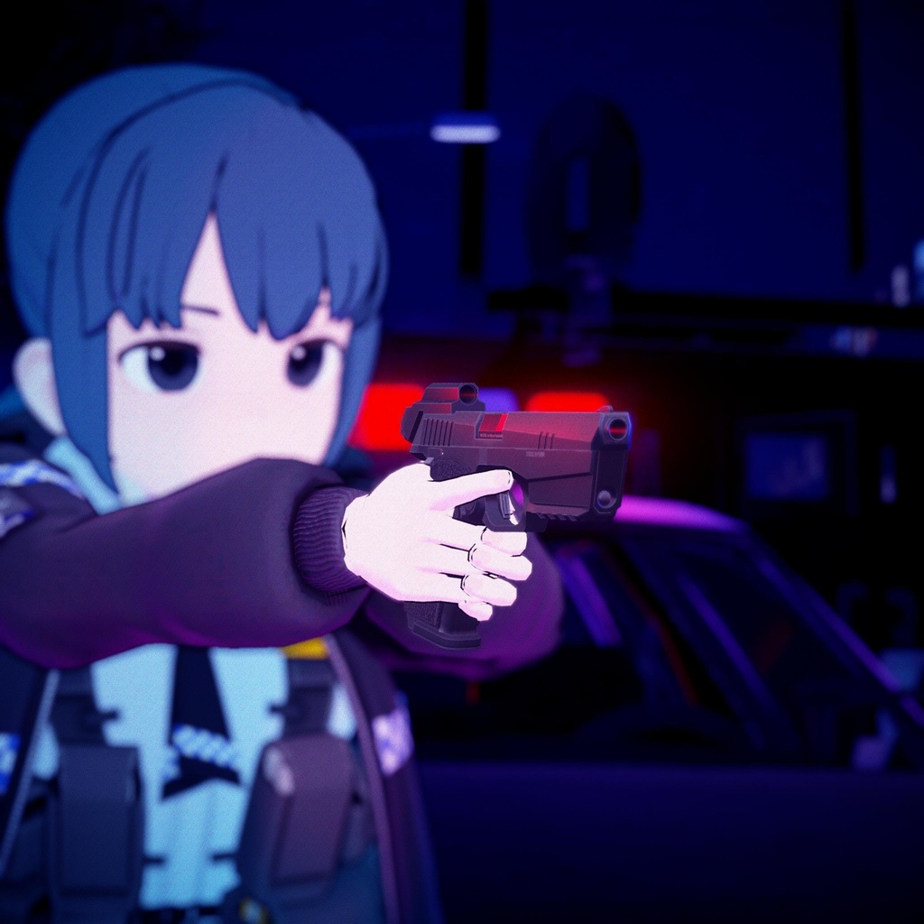 【VRChat向け】架空自動拳銃「VP14」