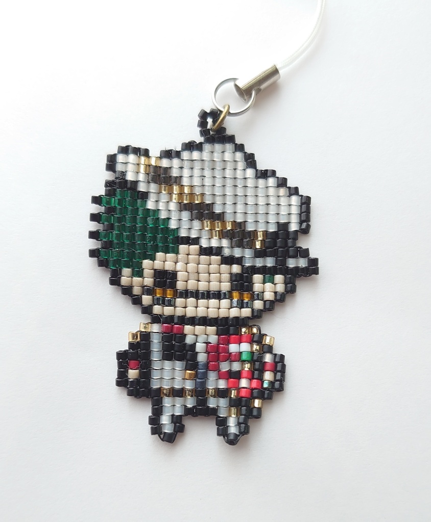 ツイステビーズストラップ【トレイ・クローバー】