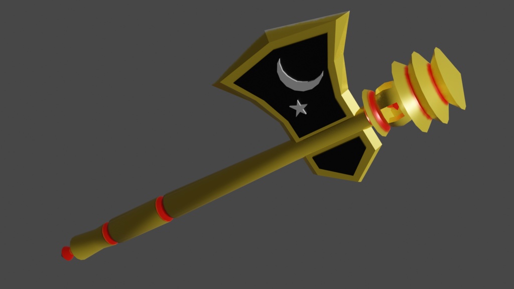 3D 装飾 斧 アクセサリー