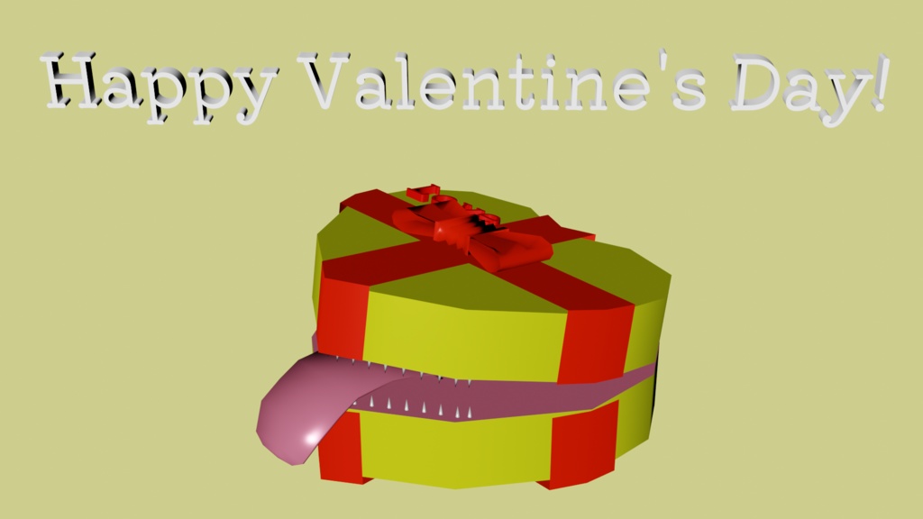 【無料】 VRM cluster アバター 3D バレンタインミミック ハッピーバレンタイン ホワイトデー Valentine's mimic