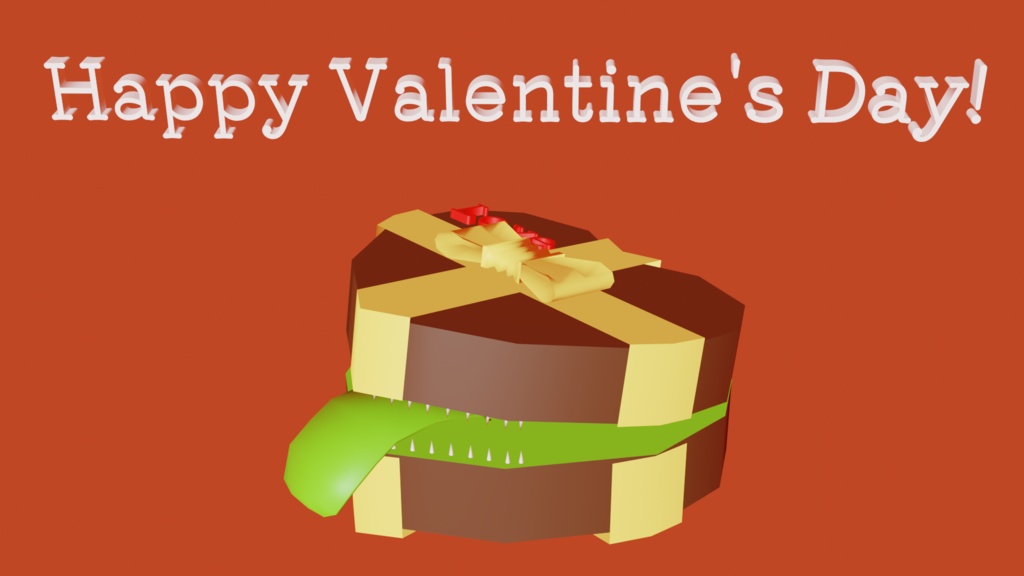 【無料】 VRM cluster アバター 3D バレンタインミミック ハッピーバレンタイン ホワイトデー Valentine's mimic