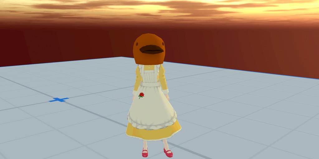 3D カモノハシヘッド アクセサリー お面 覆面 被り物 動物