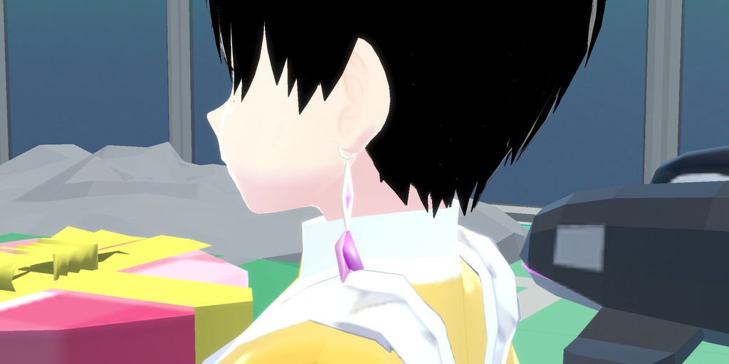 【無料】 3D 藤の花 ピアス イヤリング アクセサリー 小物