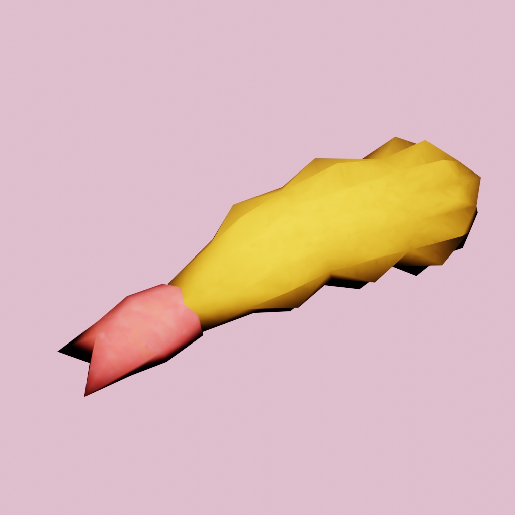 【無料】 3D 悪ふざけで作ったエビフライ エビ 海老 アクセサリー