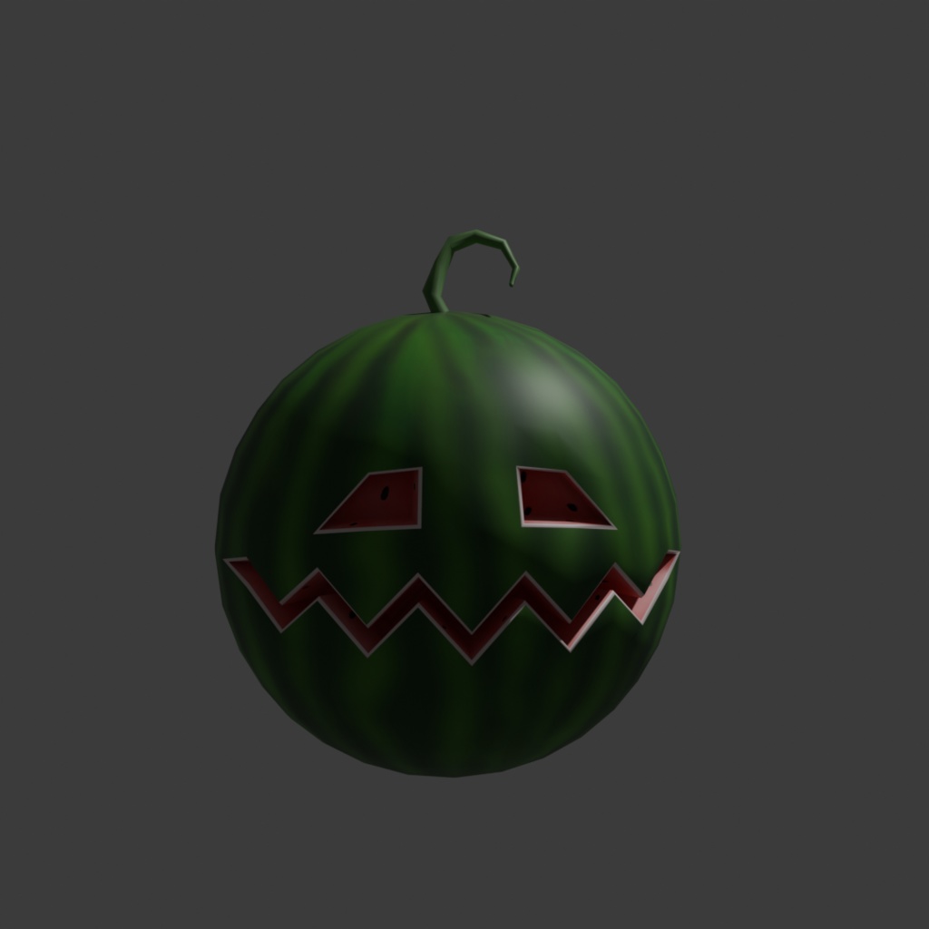3D スイカ アクセサリー ハロウィン