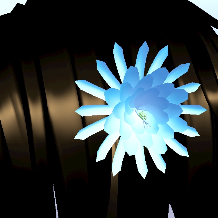 3D 月下美人 アクセサリー