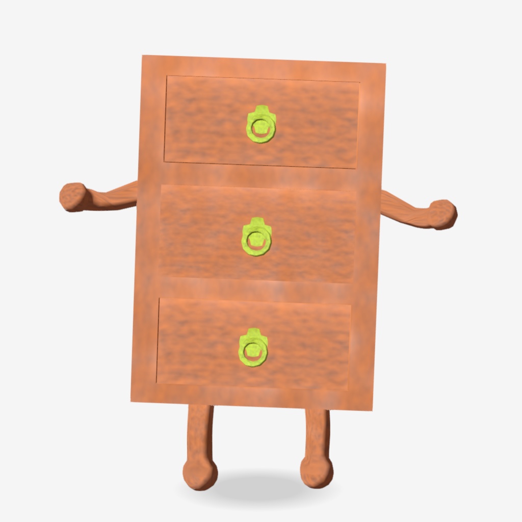 3D　タンス　VRChat　VRM　アバター　Windows(PC)/Android(QUEST)/iOS