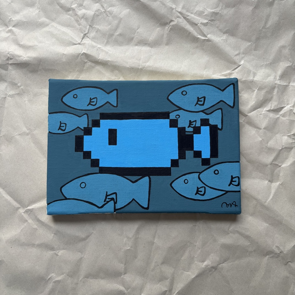 キャンバス原画