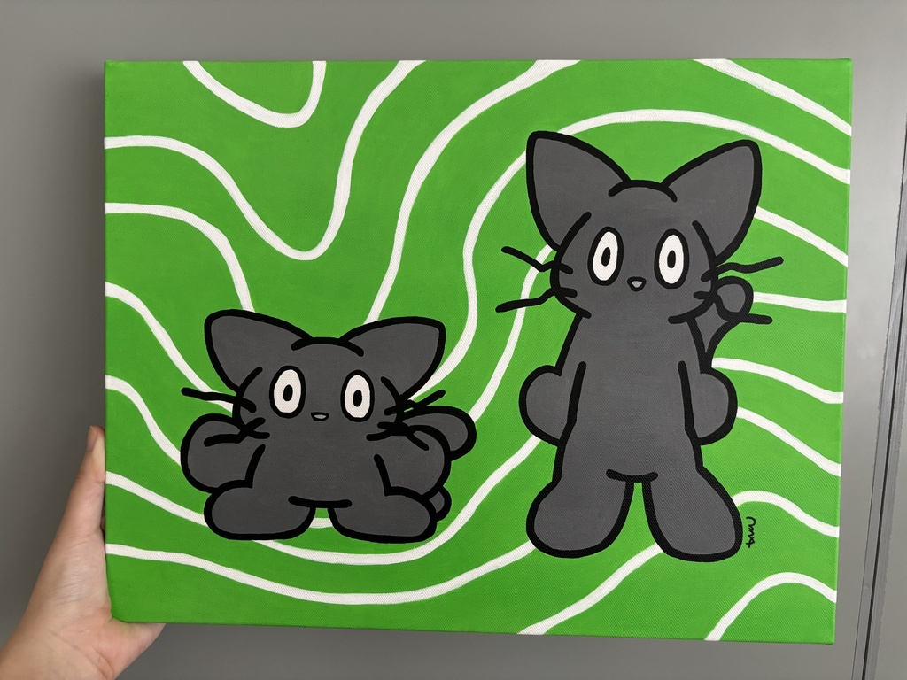 キャンバス原画