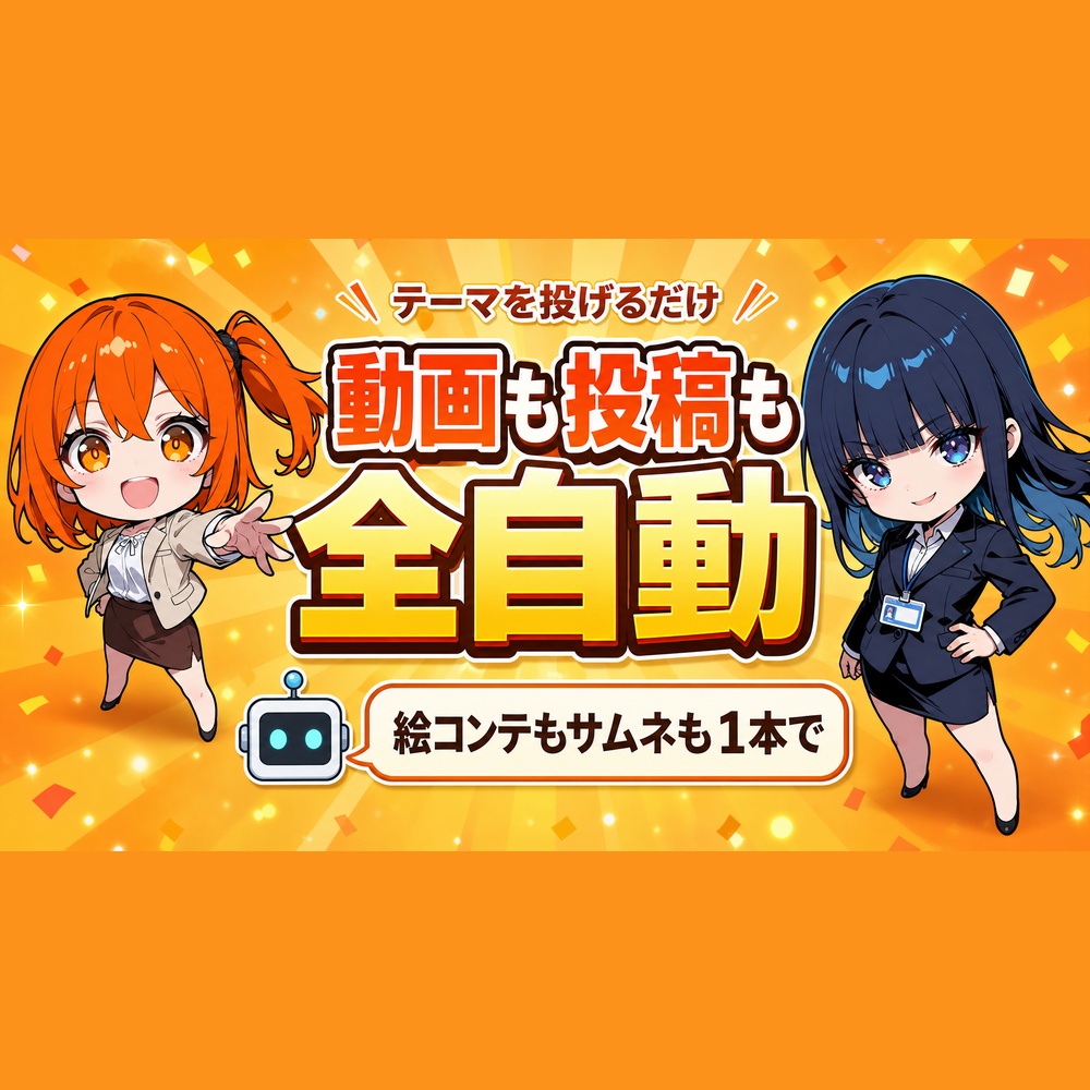 DuoTalk v2.0 ーClaudeCodeで動画作成~YouTubeうpまで全自動化するWFー