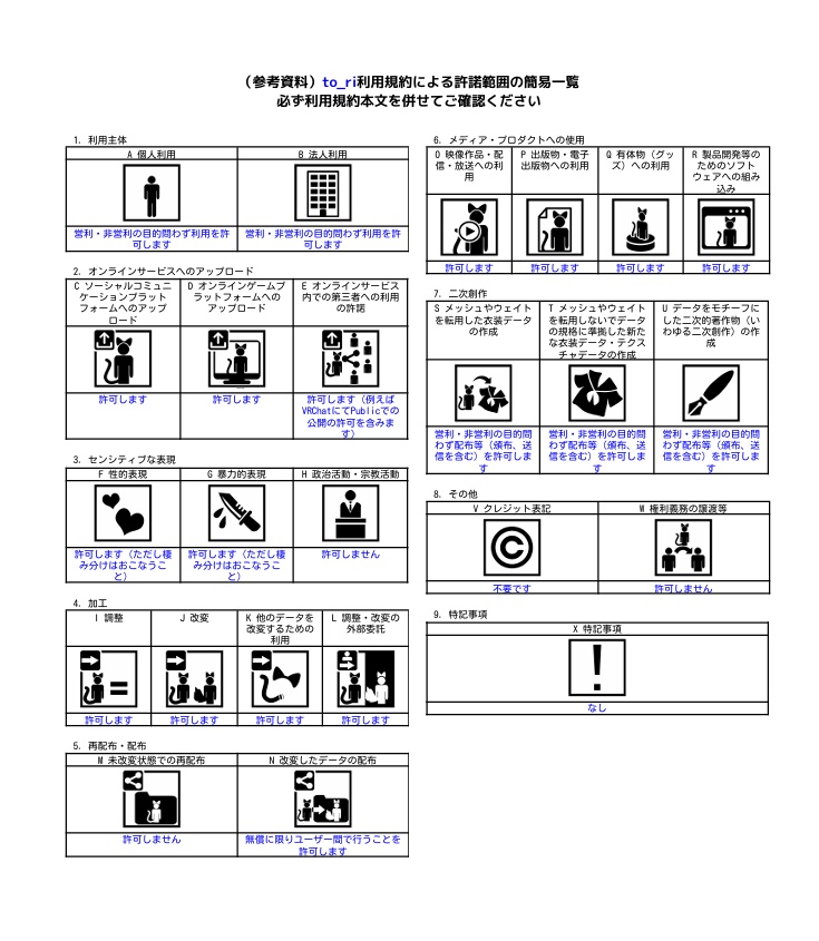 【無料Free】to_ri【アバター等】