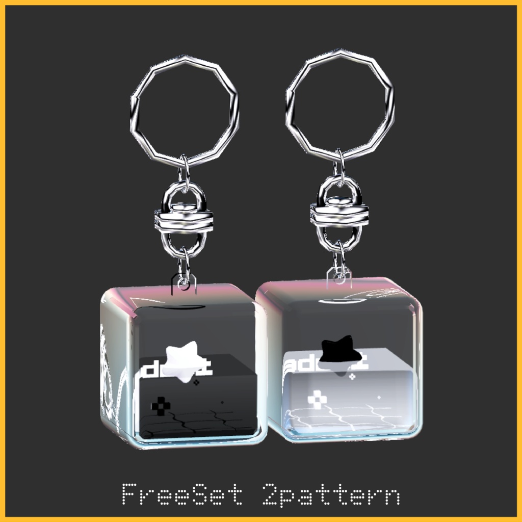 【無料あり/装飾品】one_cubeキーホルダー