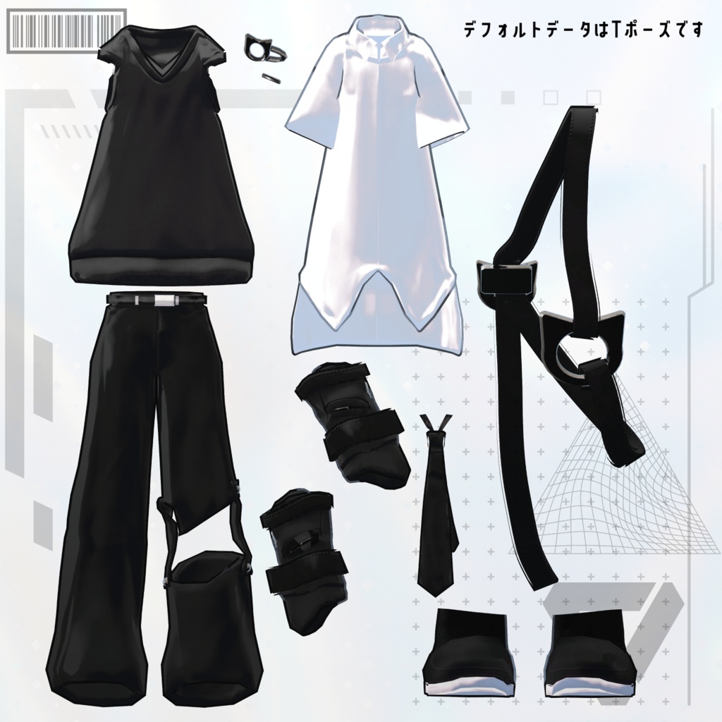 【無料/衣装】mon0ShirtSet【mon0対応】