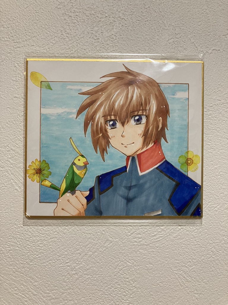 色紙　イラスト　ガンダムSEED