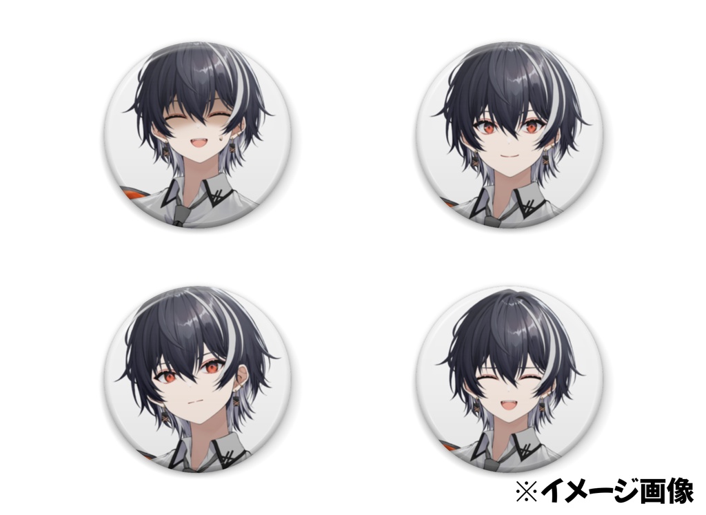 ナツキアヤト　缶バッジ（ランダム4種）