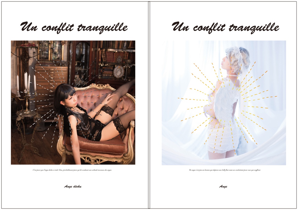 【写真集＋ROM】オリジナル天使＆堕天使「un conflit tranquille」