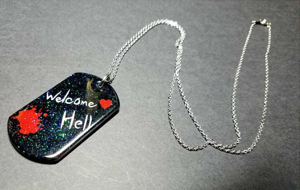 東方デザインタグプレート【ヘカーティア・ラピスラズリ】