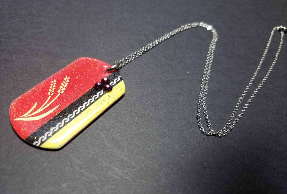 東方デザインタグプレート【秋 穣子】