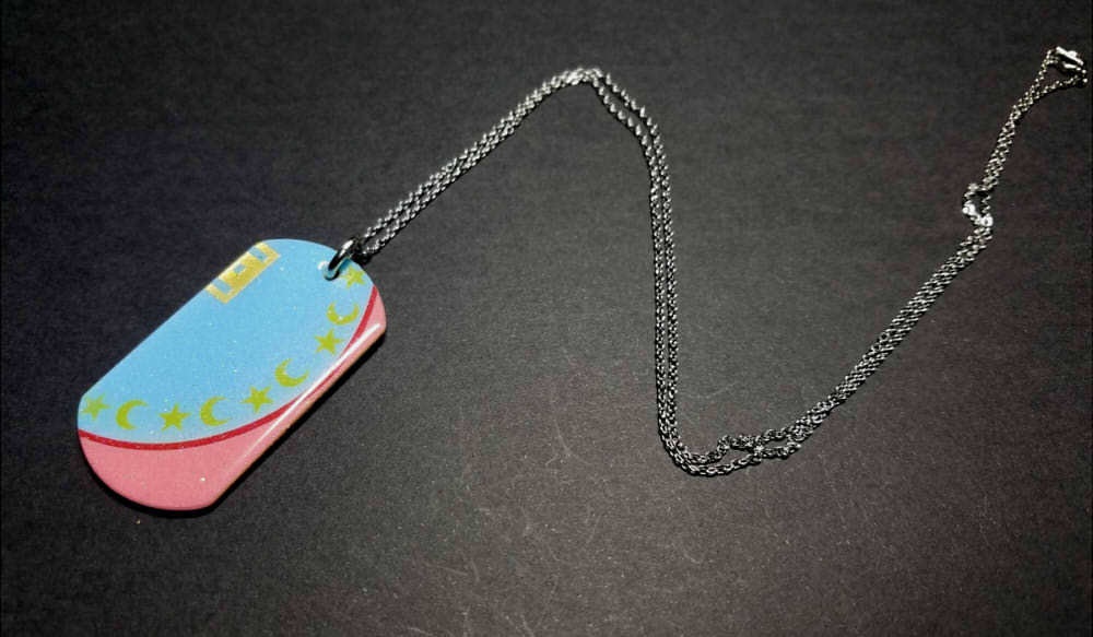 東方デザインタグプレート【清蘭】