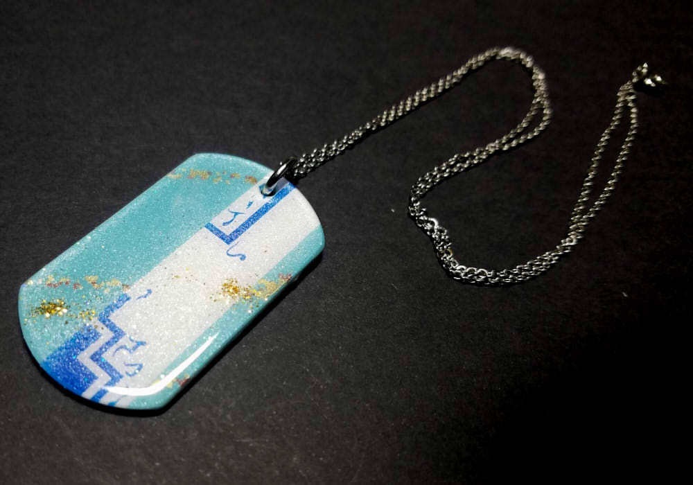 東方デザインタグプレート【霍 青娥】