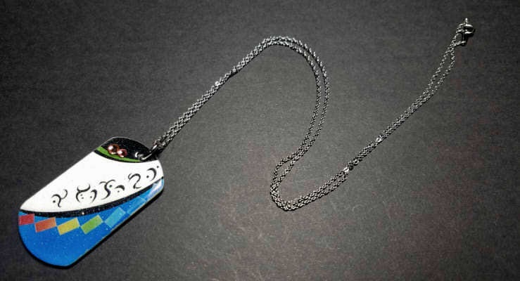 東方デザインタグプレート【比那名居 天子】