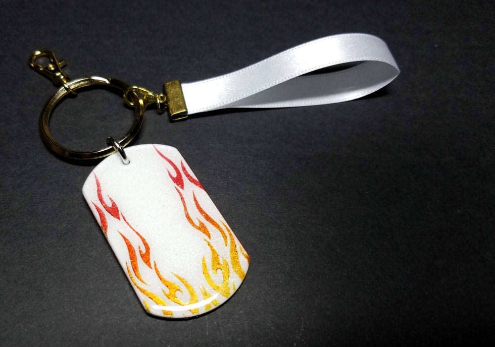 東方デザインタグプレート【藤原 妹紅】