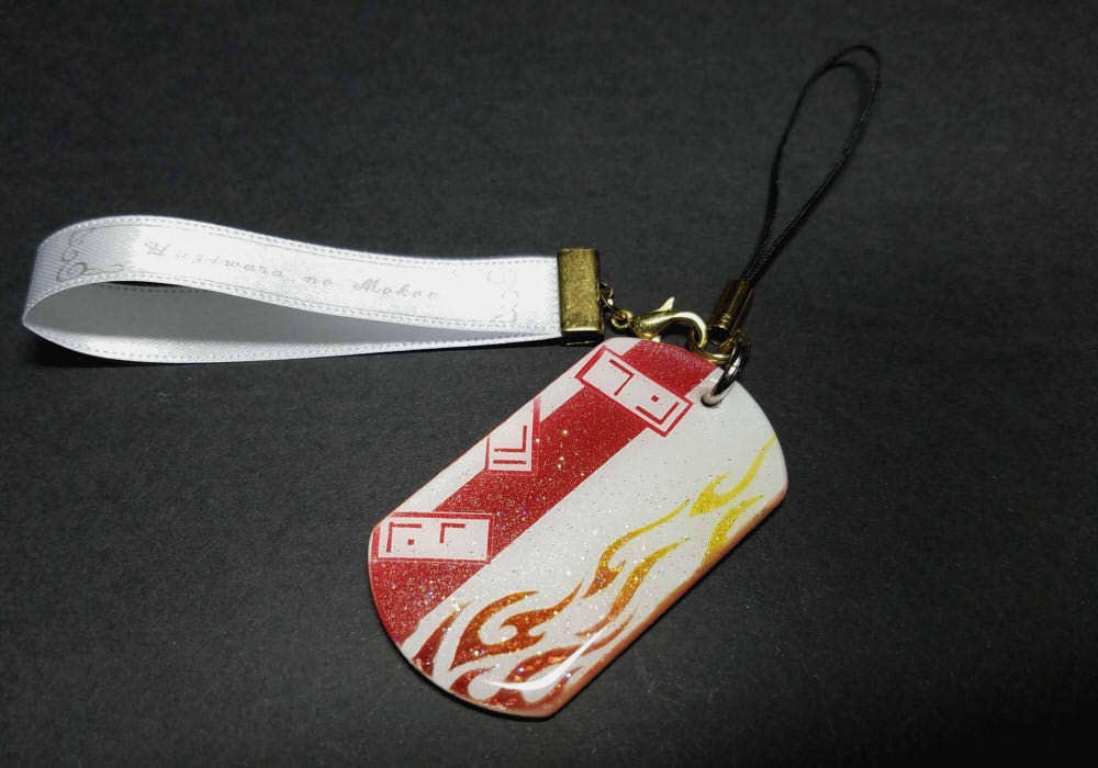 東方デザインタグプレート【藤原 妹紅】