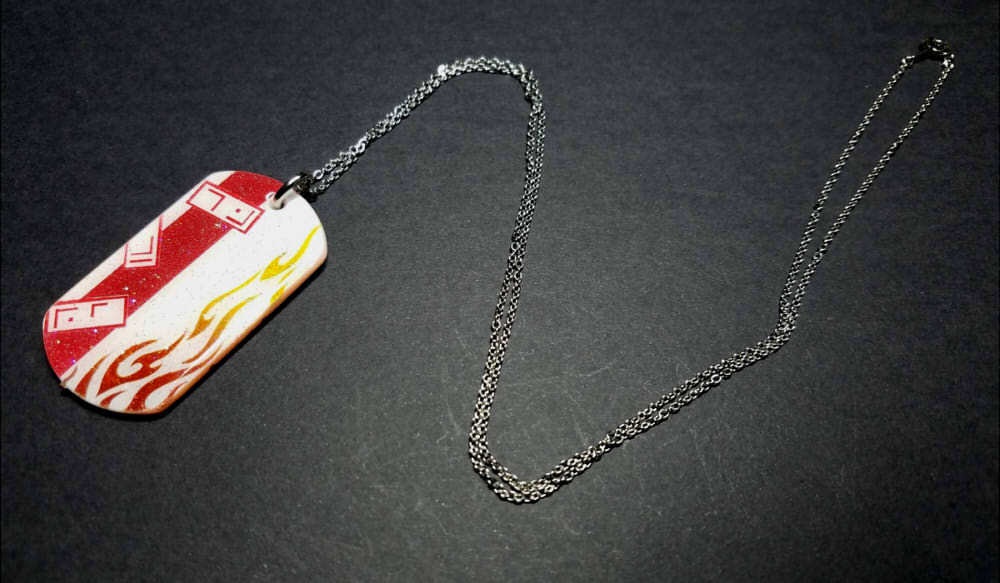 東方デザインタグプレート【藤原 妹紅】